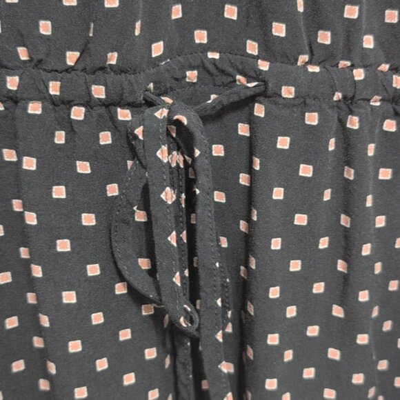 LOFT Outlet Rayon Square Polka Dot Print Casual Dress Size XL - Picture 4 of 11